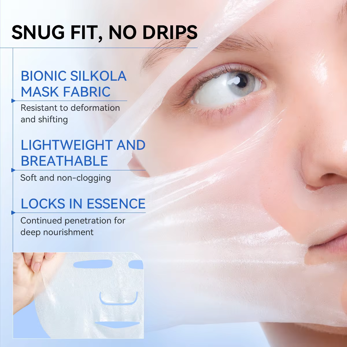 LANBENA Hot Sales VITAMIN B5 Collagen Face Sheet for Women Facecare Mask for Skin