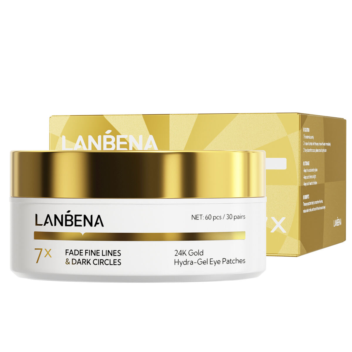 What ingredients make eye patches effective for reducing dark circles?