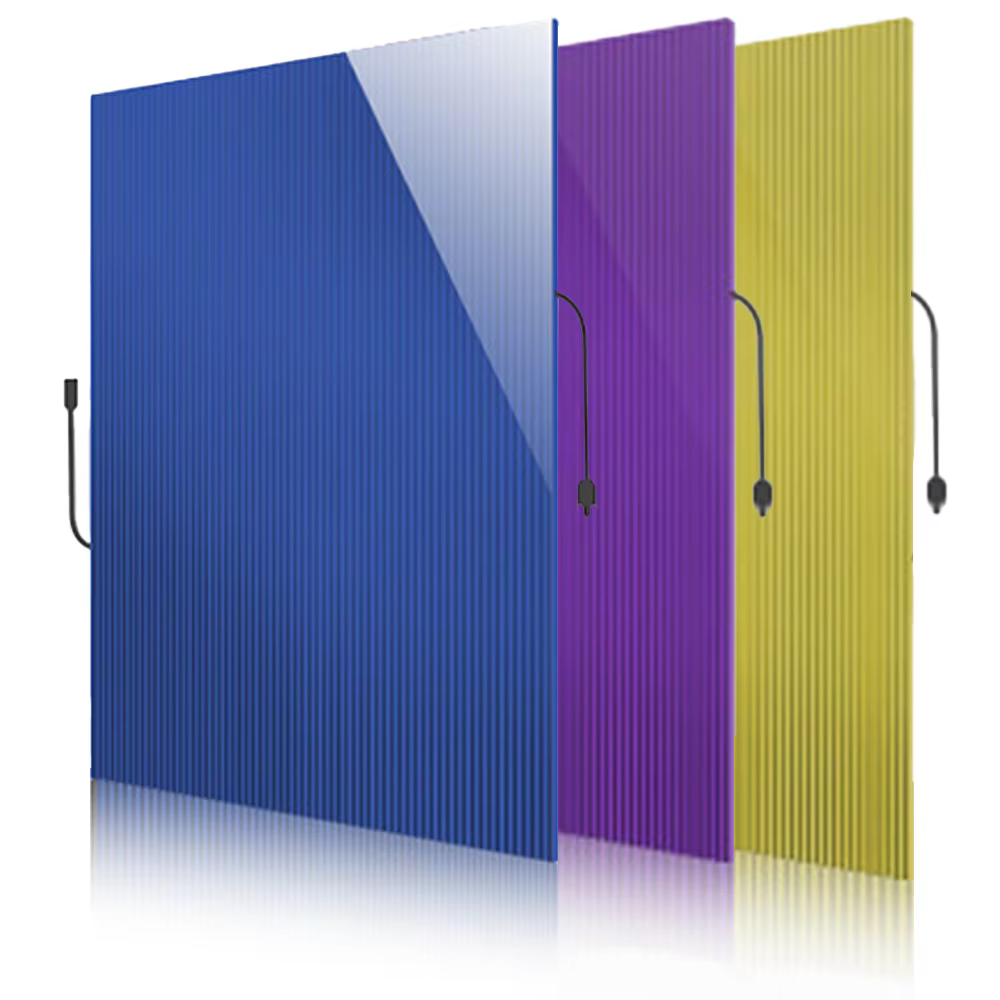 Huaping Top Quality New Bipv Glass Thin Film Solar Panel Custom Curtain Walls Sunrooms Building Facades Power Glass