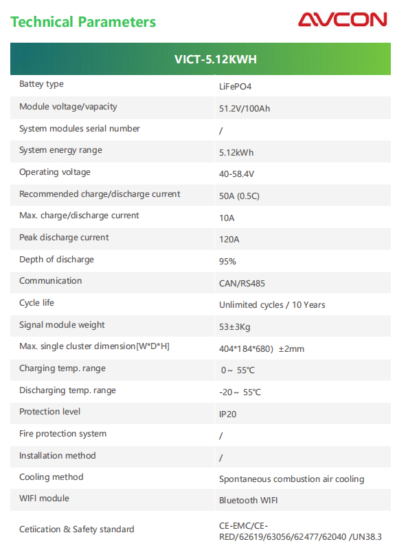 avcon 5kwh lithium battery touchscreen 48v 512v 100ah 200ah 5kwh wall moudnted movable wholesale energy storage system off grid on grid-3