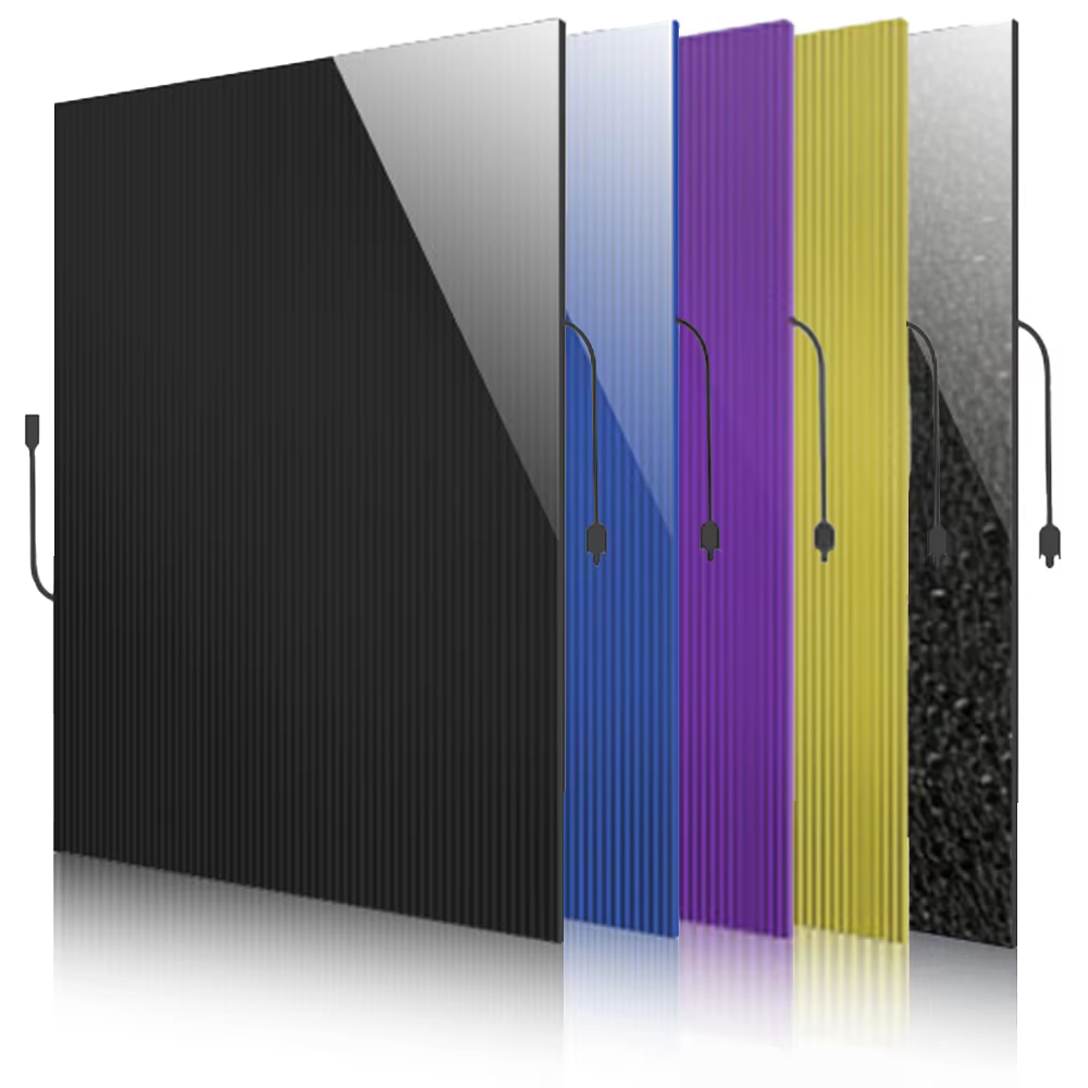 Avcon BIPV High Quality Power Glass Customized Solar Glass Thin Film Solar Panel Perc IBC Sunrooms Building Facades Balcony