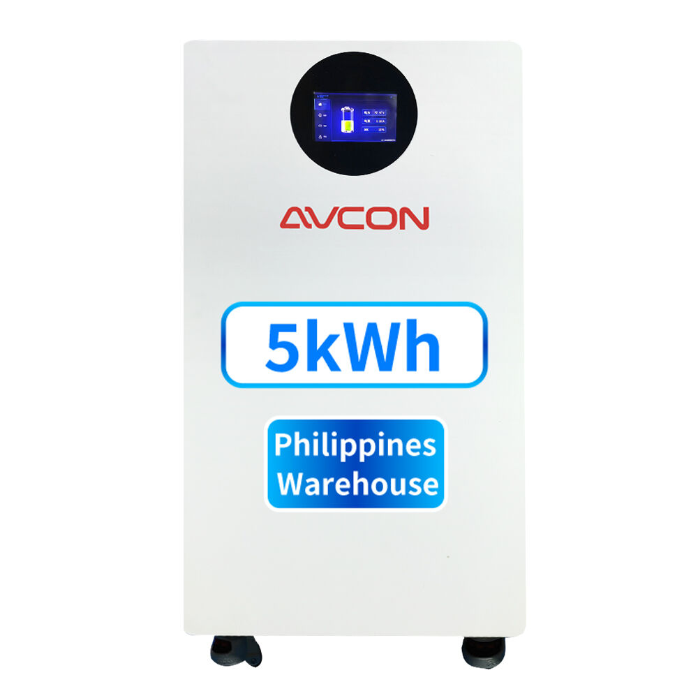 New Arrival Philippines Warehouse 5Kwh Household Energy Storage Solar Battery  100ah 200ah Capacities IP65 Protection Class CAN