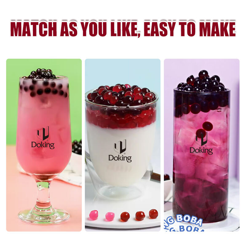 Blueberry Popping Boba manufacture