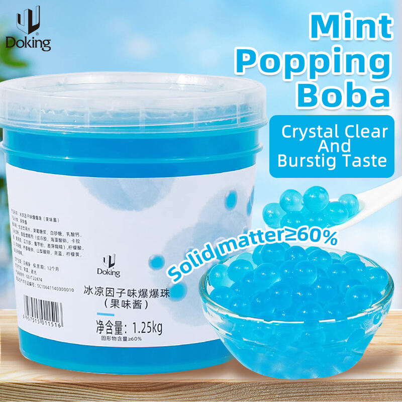 Mint Popping Boba manufacture