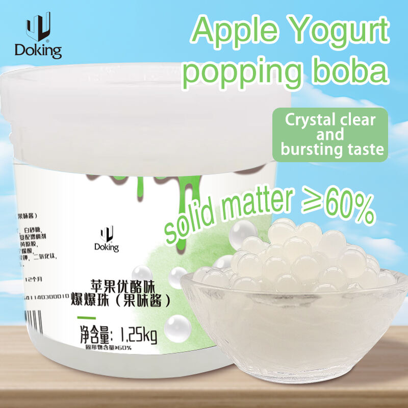 Apple & Yogurt Popping Boba supplier