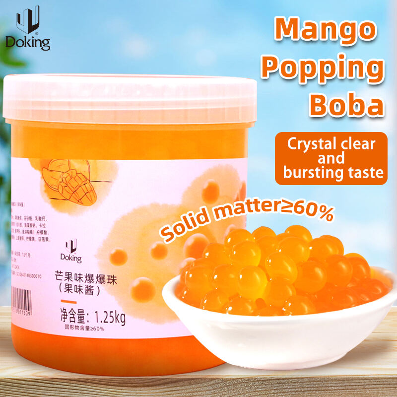 Mango Popping Boba factory