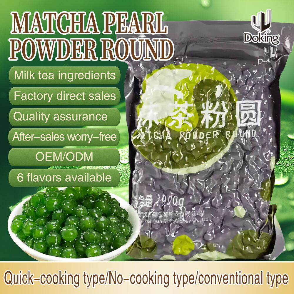 Matcha Tapioca Boba manufacture