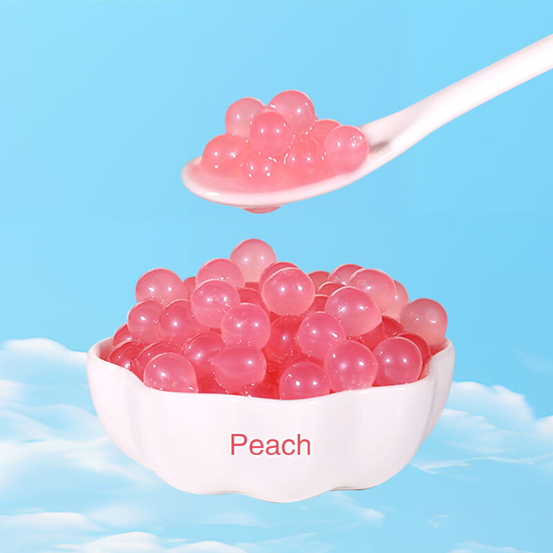 Peach Popping Boba manufacture