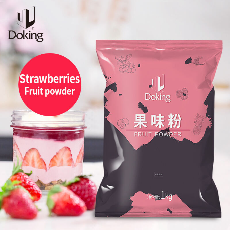 Strawberry Milk Tea Powder details