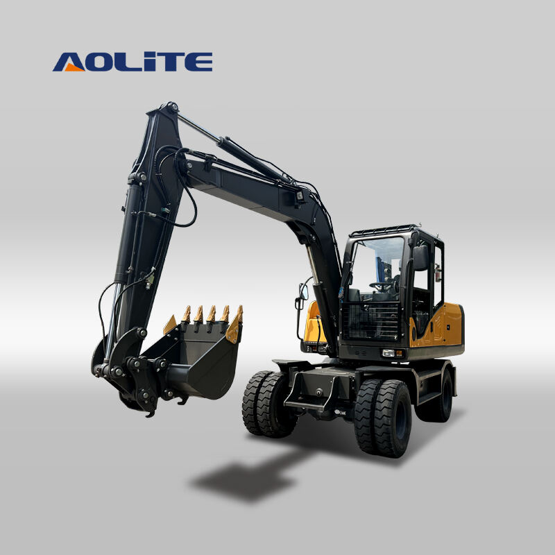 LW75 dyzelinis ratinis ekskavatorius