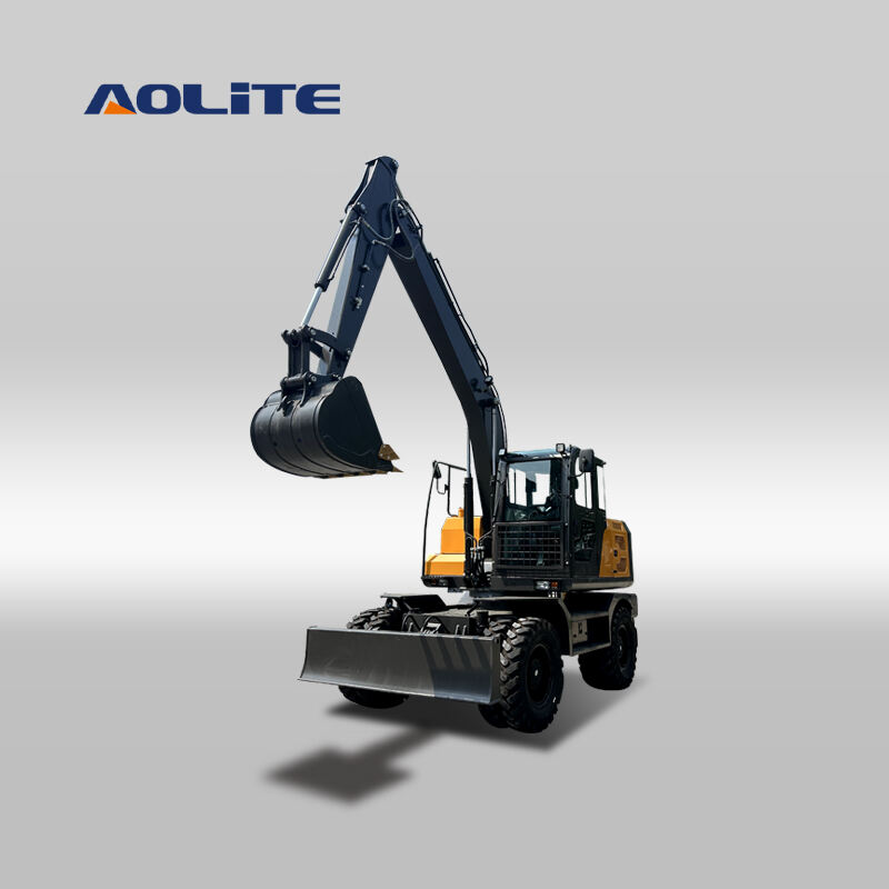 LW120 dyzelinis ratinis ekskavatorius