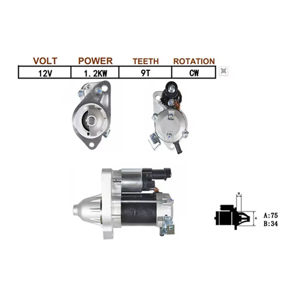 Topqualität und günstiger Preis Autoelektriksysteme OE 31200-RZP-E01 Neuer Startmotor