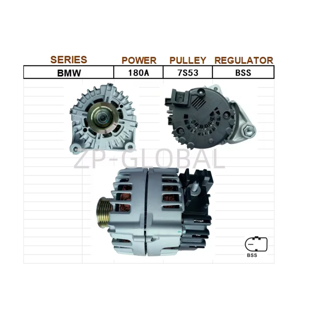 Nový regulátor napětí 12V Díly automobilního alternátoru 12317803724/12317808074 pro BMW 530/535/X5