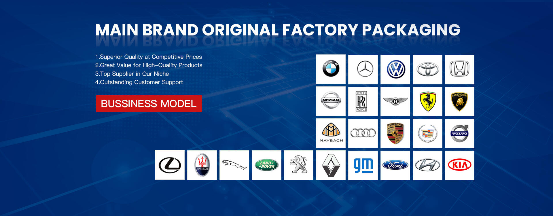 Starter motor,alternator and water pump for leading brands