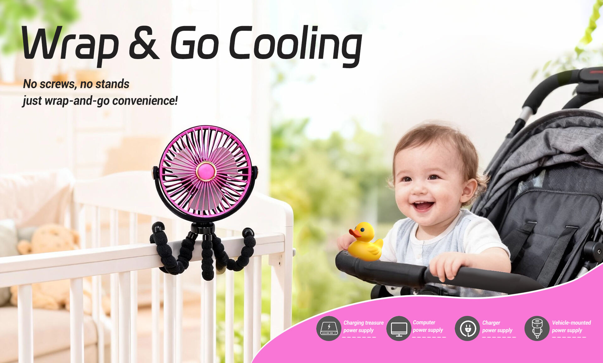 Octopus Fan XX-18 - Where Fun Meets Flexibility!