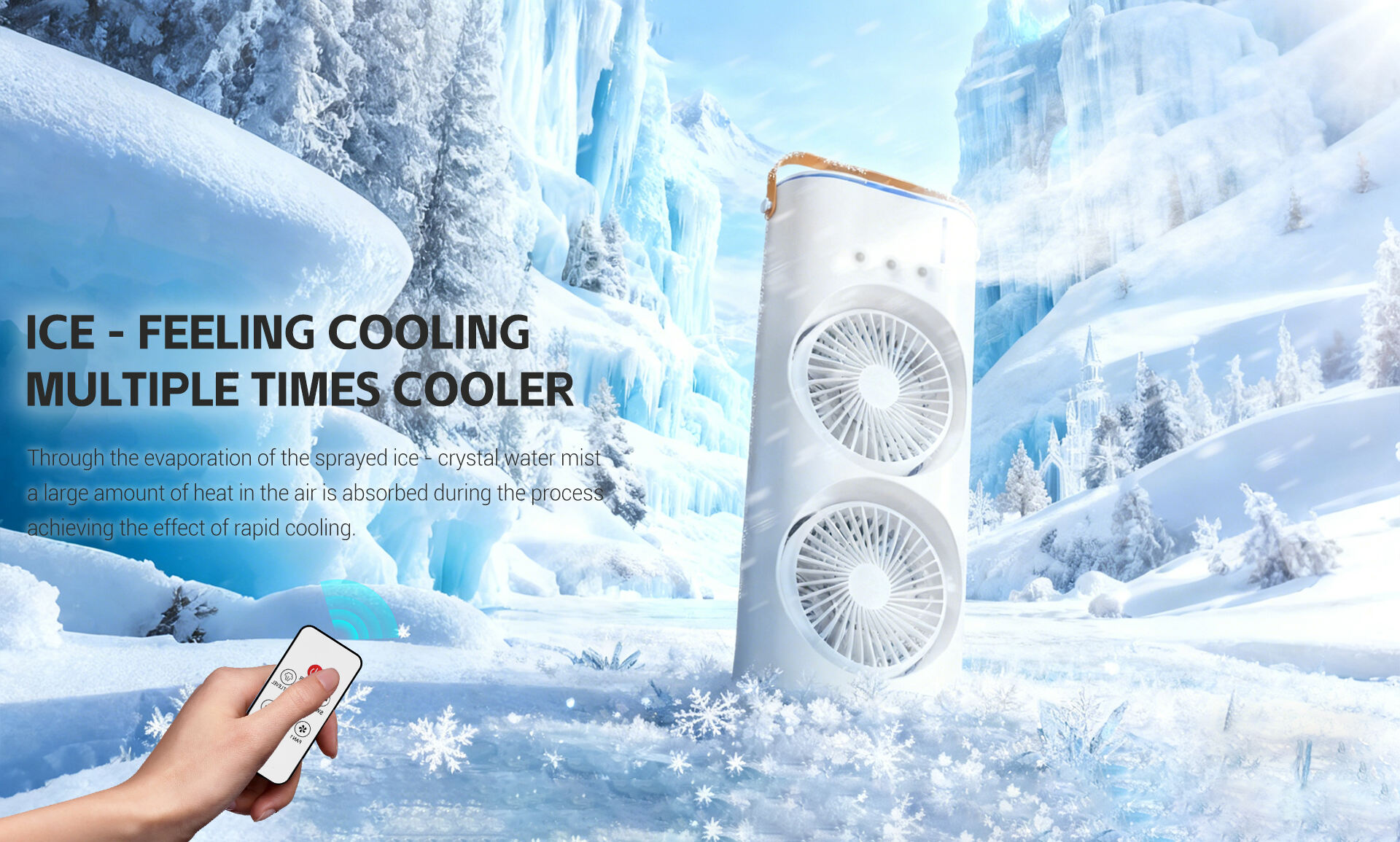 Cooling Breeze. Hydrating Mist. Mood Lights. One Device.