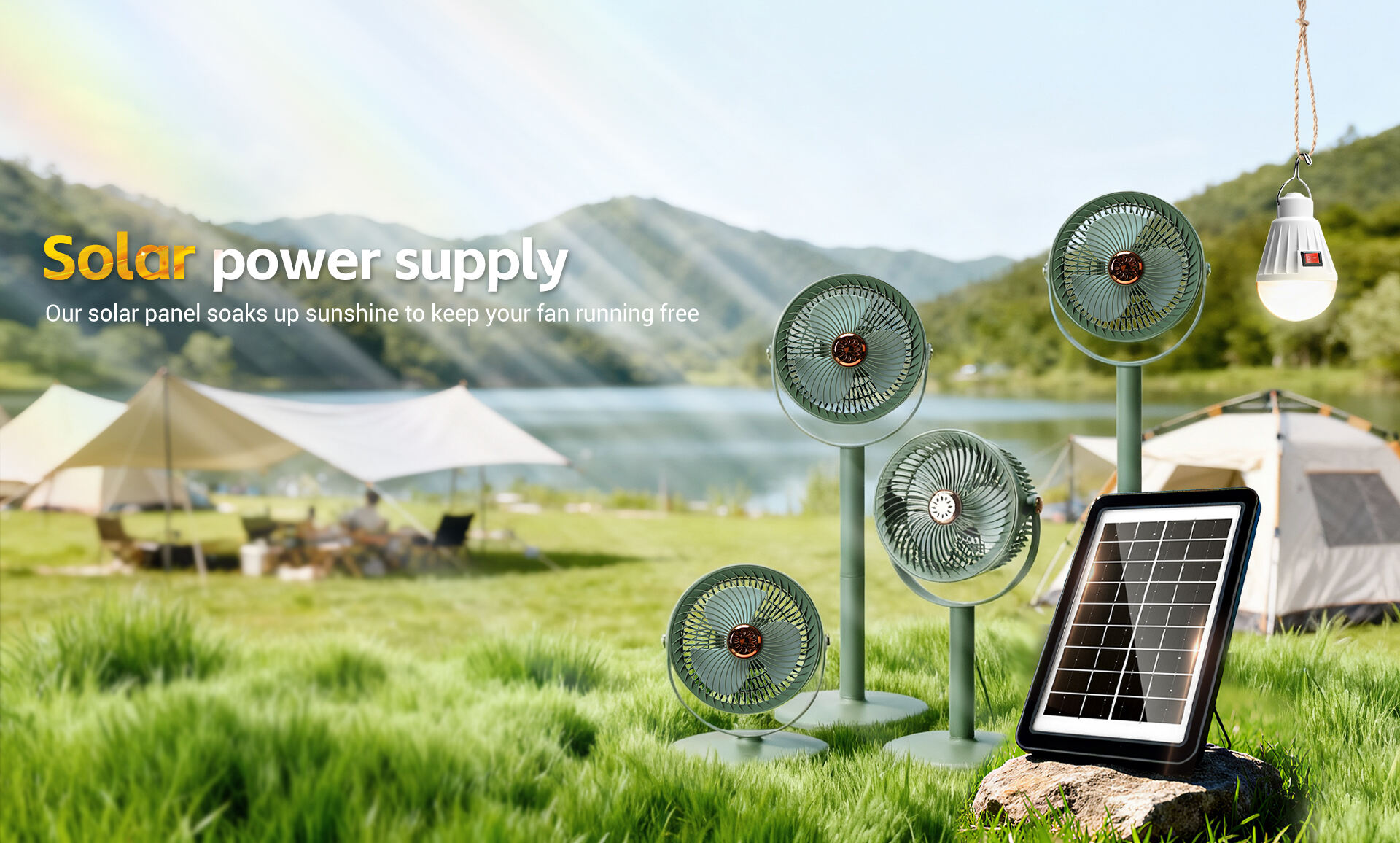 SOLAR FAN PRO: Where Sun Meets Breeze.