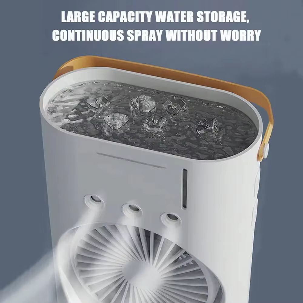 2026 wholesale air cooler fan 7 color mist water cooling air conditioner fan with remote control room spray humidifier fan-1