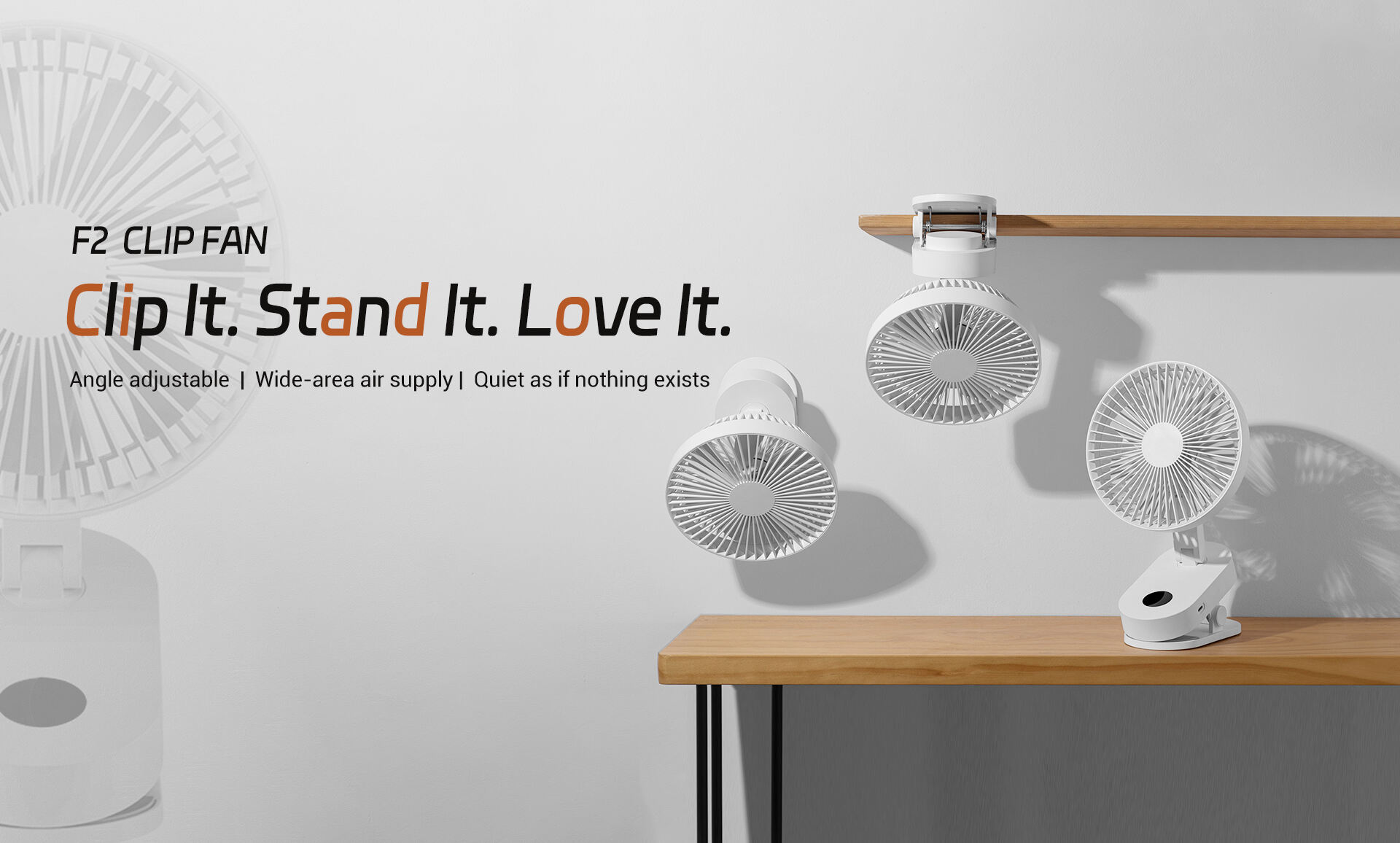 F2 Clip Fan: Your Breeze, Exactly Where You Want It.!