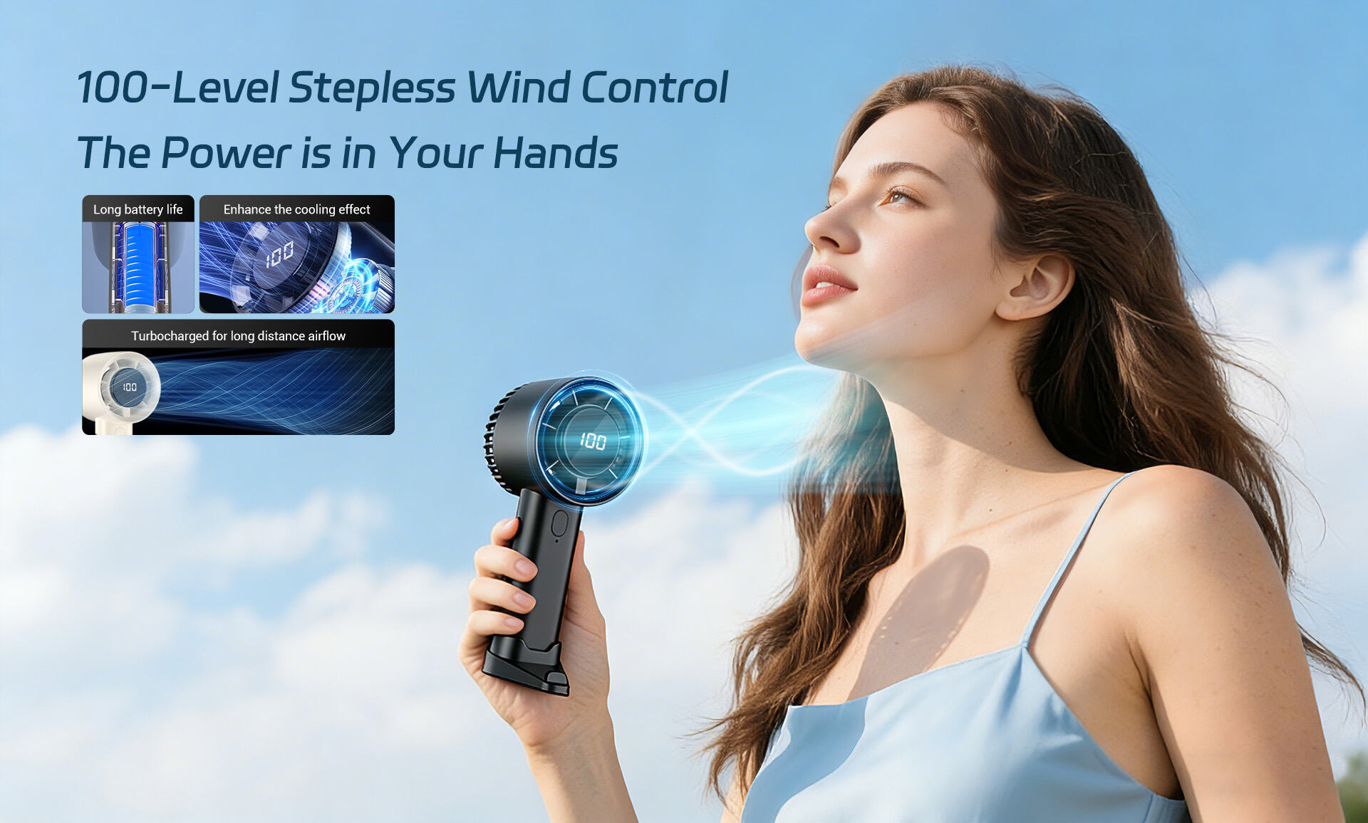 YF Digital Fan: Your Wind, Your Way