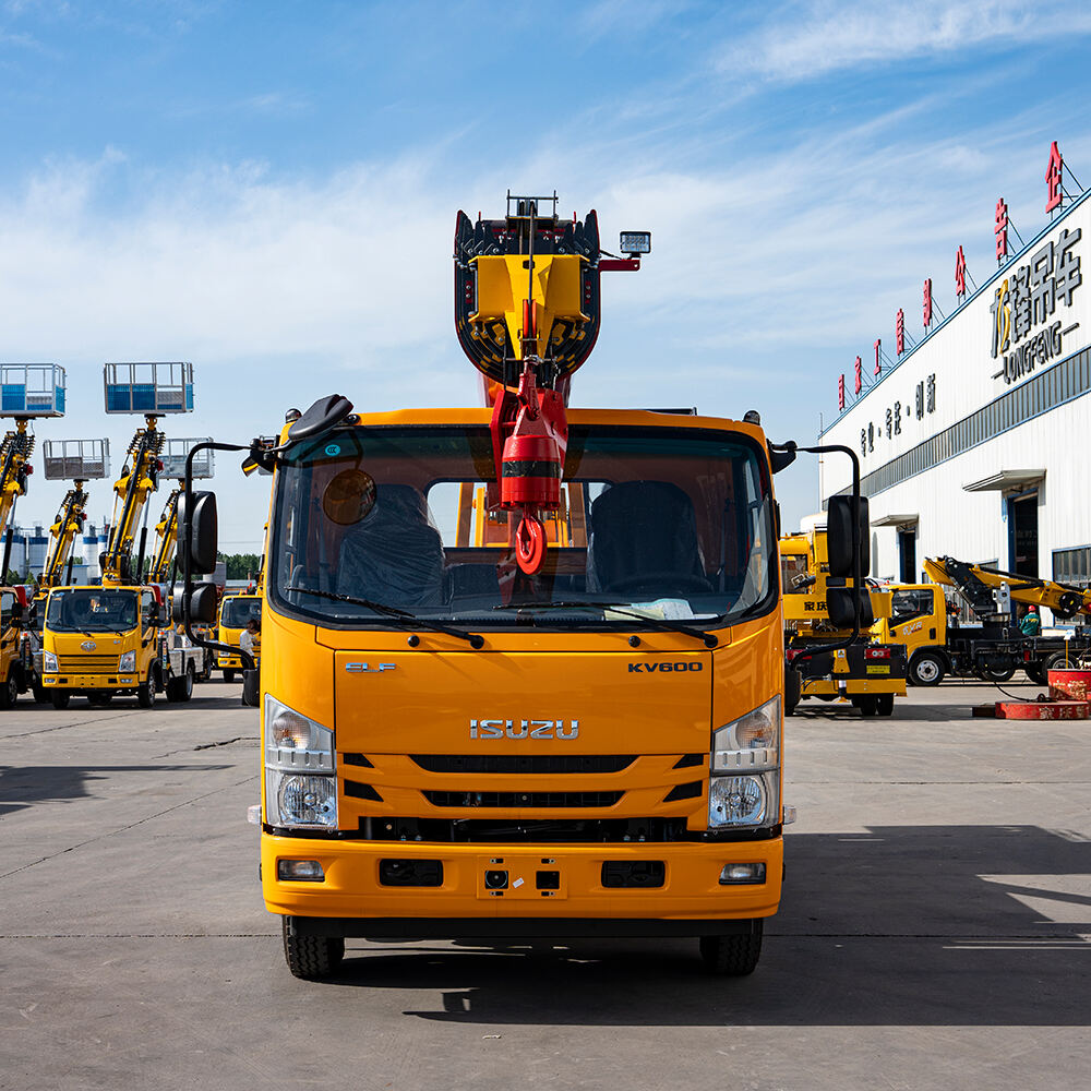 5Ton ISUZU KV600 Truck Crane with Double Hook