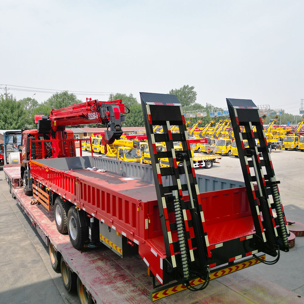 12 Ton HOWO Mate Truck gemonteerd kraan