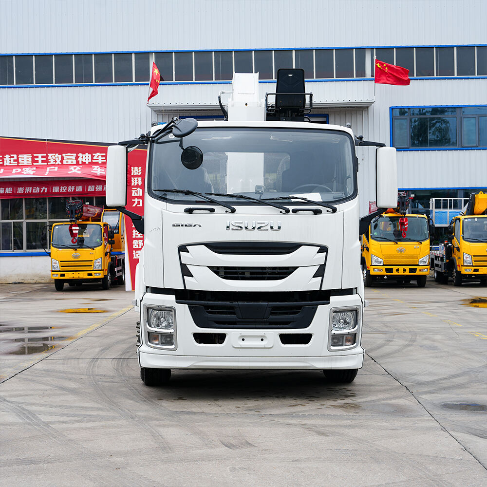 10 टन ISUZU GIGA ट्रक माउन्टेड क्रेन
