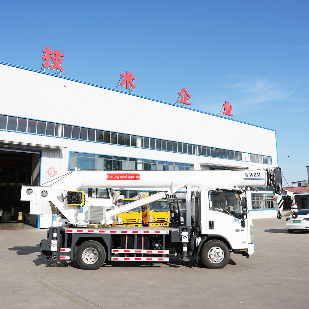 8Ton ISUZU KV600 Truck Crane with Double Hook