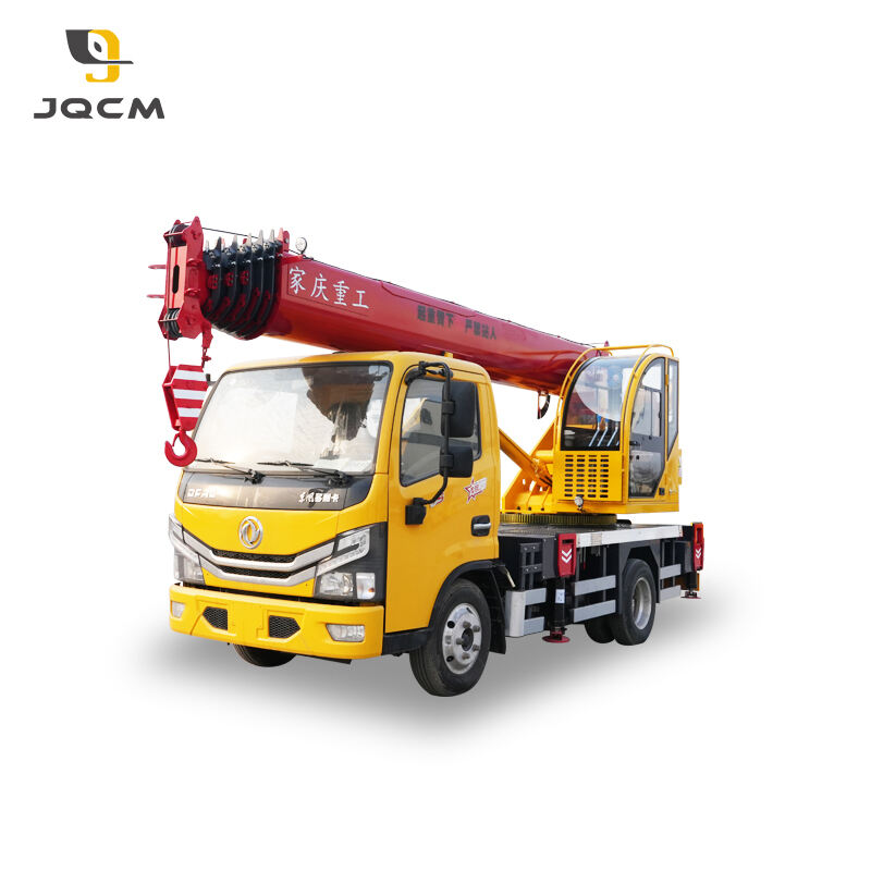 product jqcm chinatelescopic boom truck mounted crane 8 ton manipulators small crane 4x2 mini truck with telescopic crane for sale-129