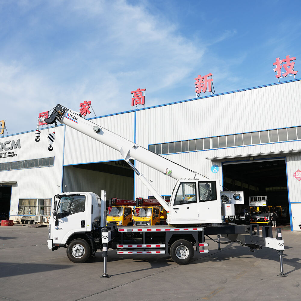 8Ton ISUZU KV600 Truck Crane with Double Hook