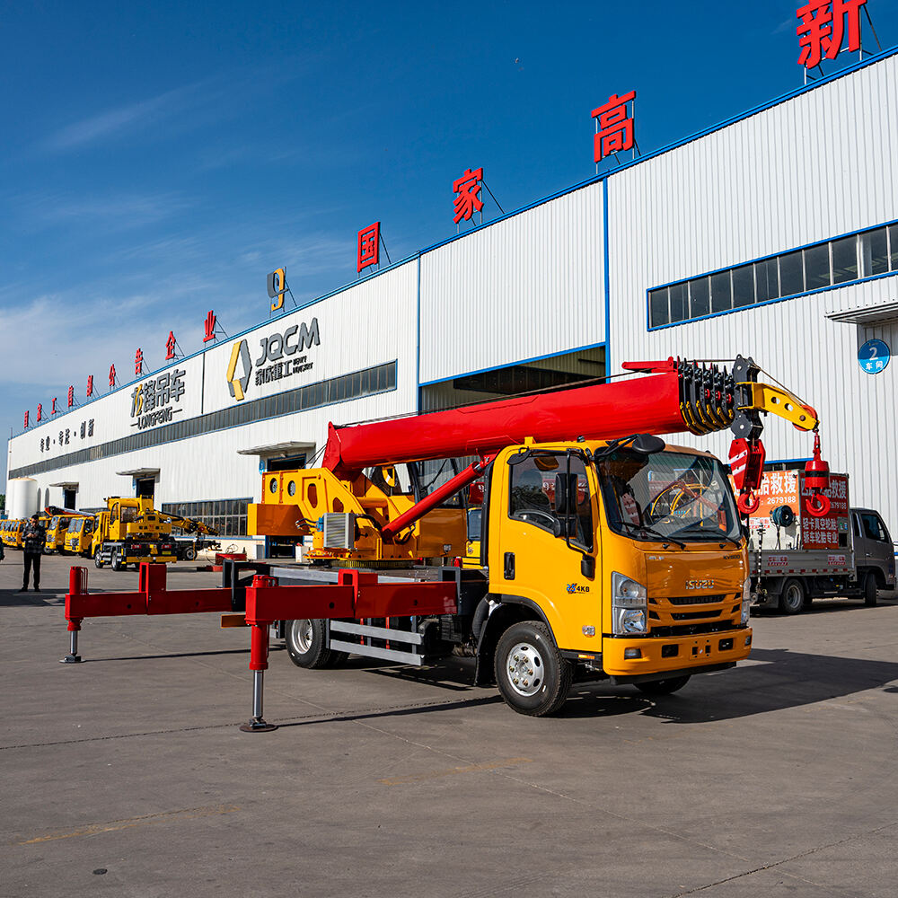 5Ton ISUZU KV600 Truck Crane with Double Hook