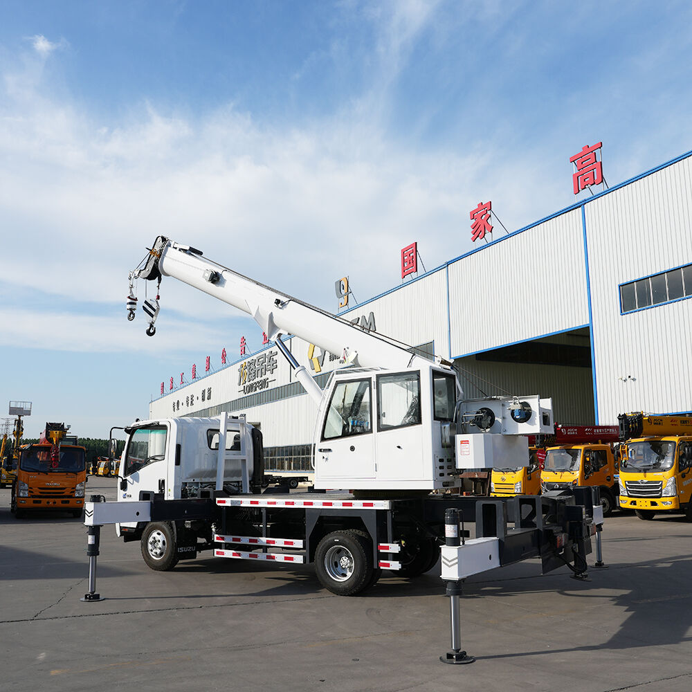 8Ton ISUZU KV600 Truck Crane with Double Hook
