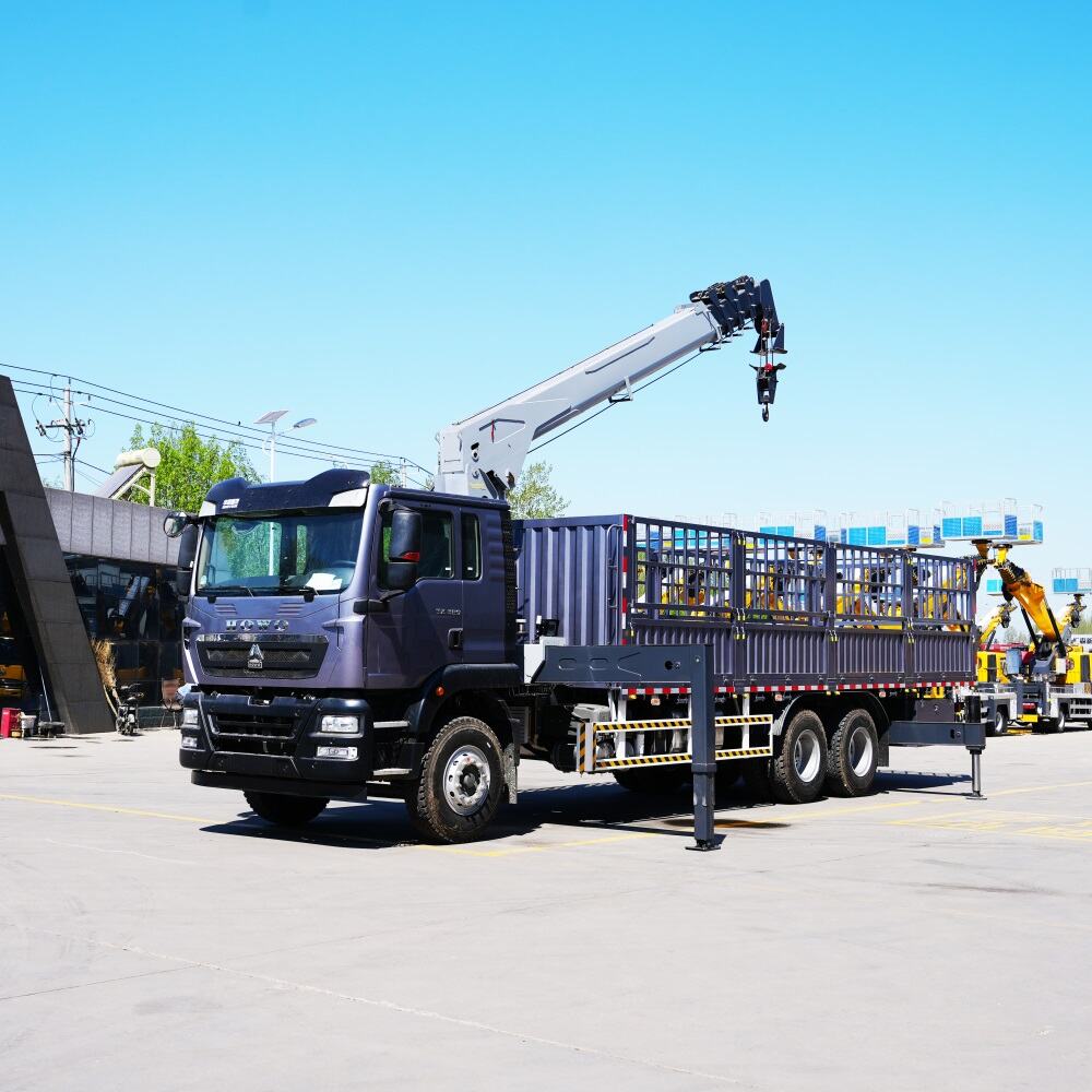 8 ton sinotruk howo boom truck with ladder and hanging baslet-25