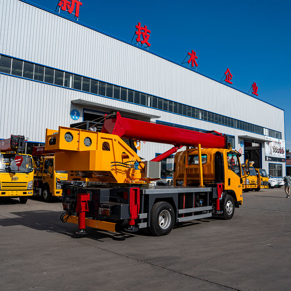 5Ton ISUZU KV600 Truck Crane with Double Hook