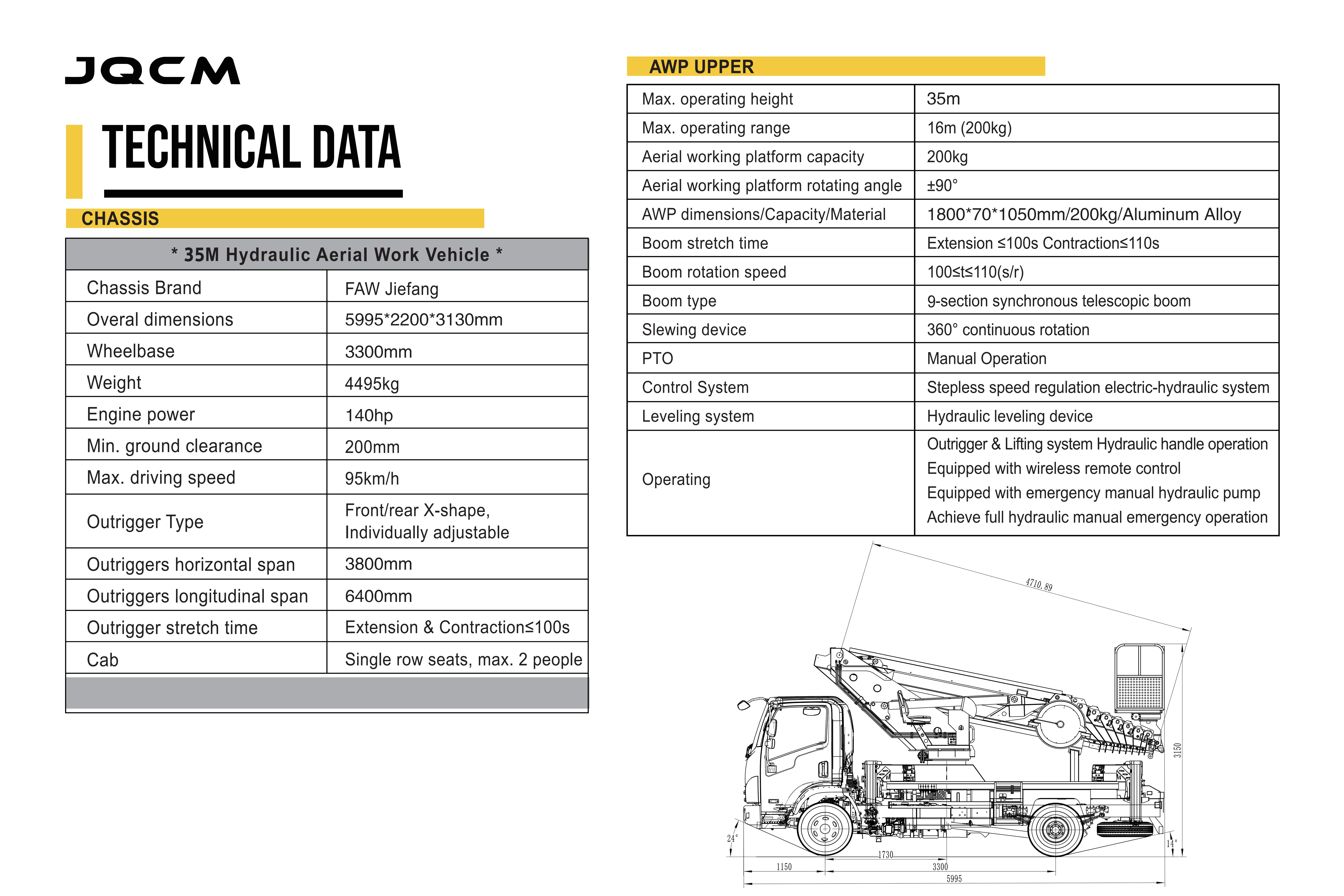 35M Aerial Work Vehicle