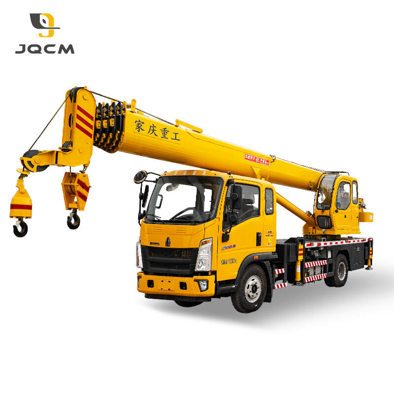 product jqcm chinatelescopic boom truck mounted crane 8 ton manipulators small crane 4x2 mini truck with telescopic crane for sale-130