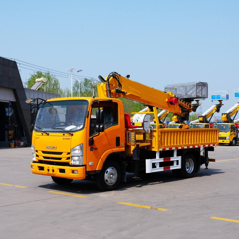 6.3톤 이스즈 다기능 트럭 마운티드 크레인