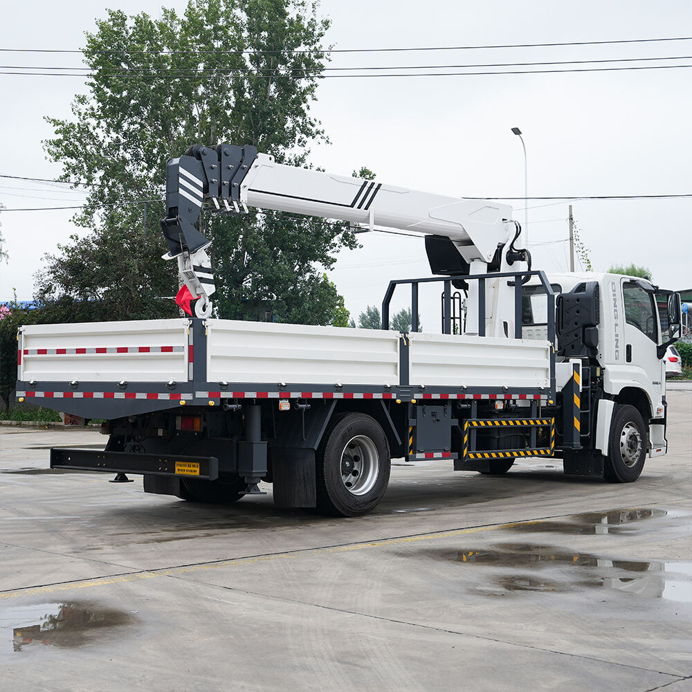 10 टन ISUZU GIGA ट्रक माउन्टेड क्रेन