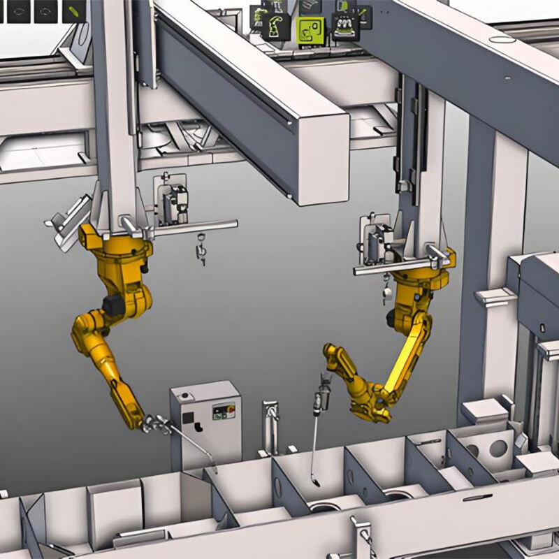 Industrial robots offline programming simulation platform