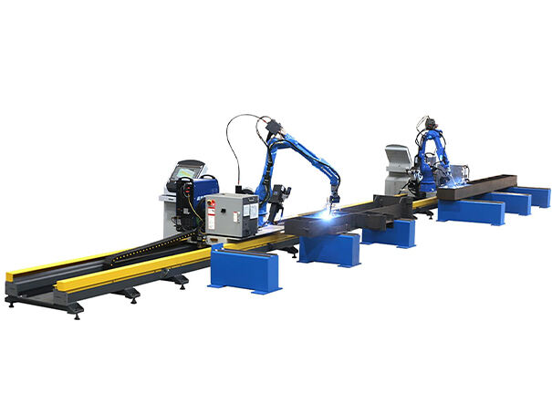 Ground Rail Type IIntelligent Welding Robot Station for steel structure