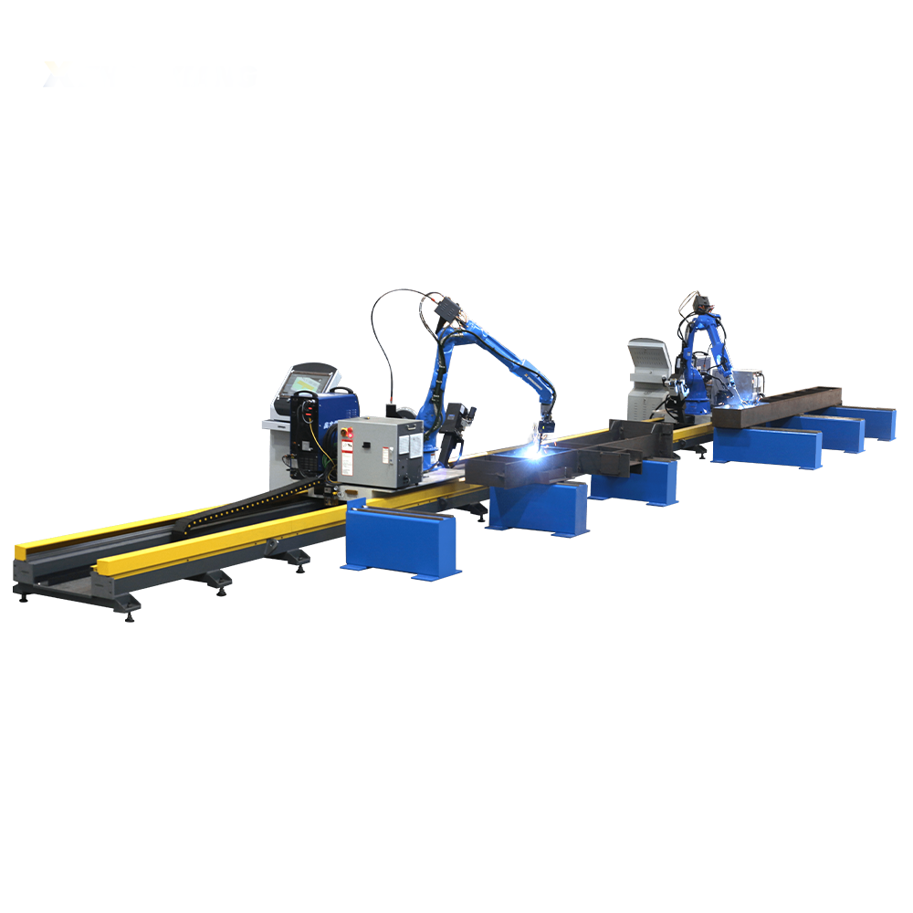 Intelligent non-teaching welding robot for steel structure