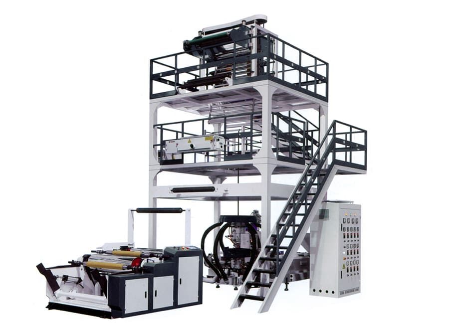 ABA Three Layers Co-extrusion Film Blowing Machine Set