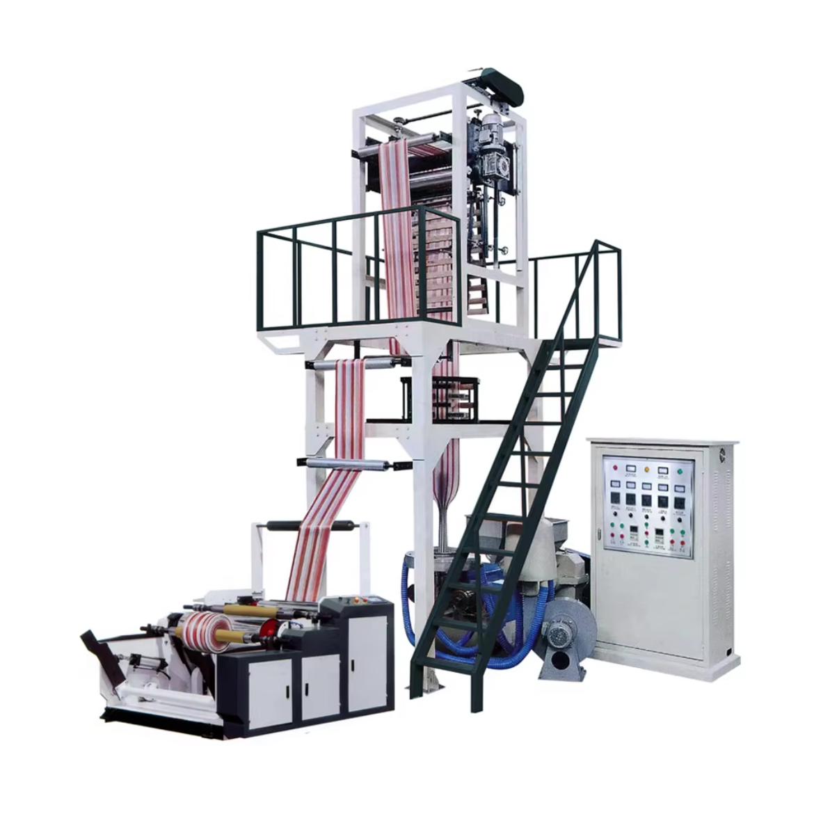 Máquina de Extrusión de Película Soplada de Alto Rendimiento | Producción de Película Multicapa | Xinye