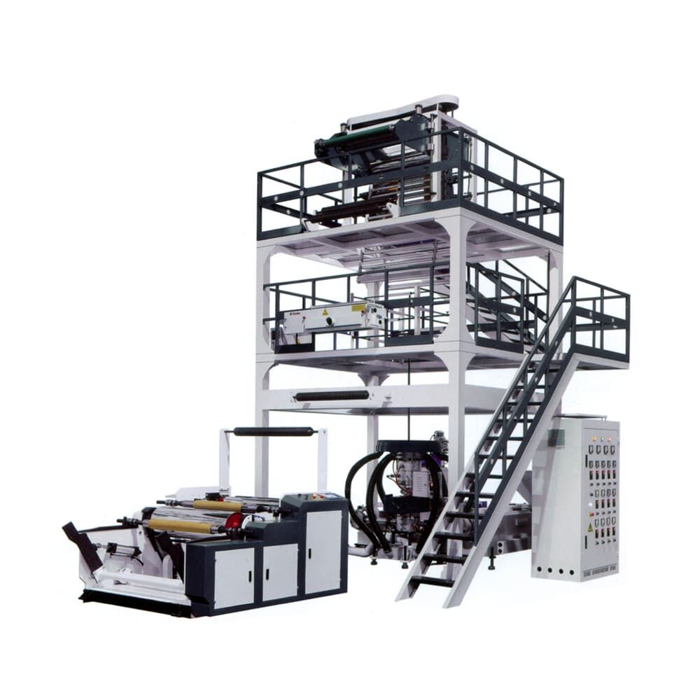 ABA Three Layers Co-extrusion Film Blowing Machine Set