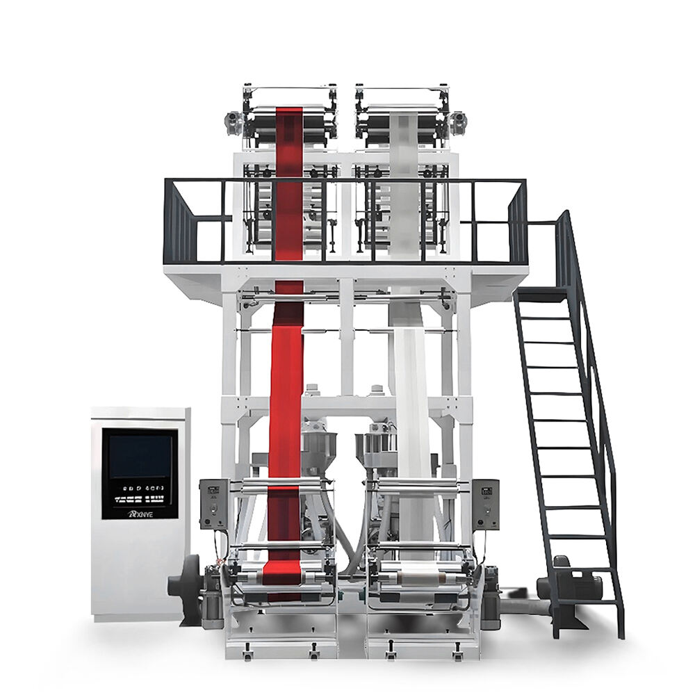 One Layer Two Head Twin Head Film Blowing Machine