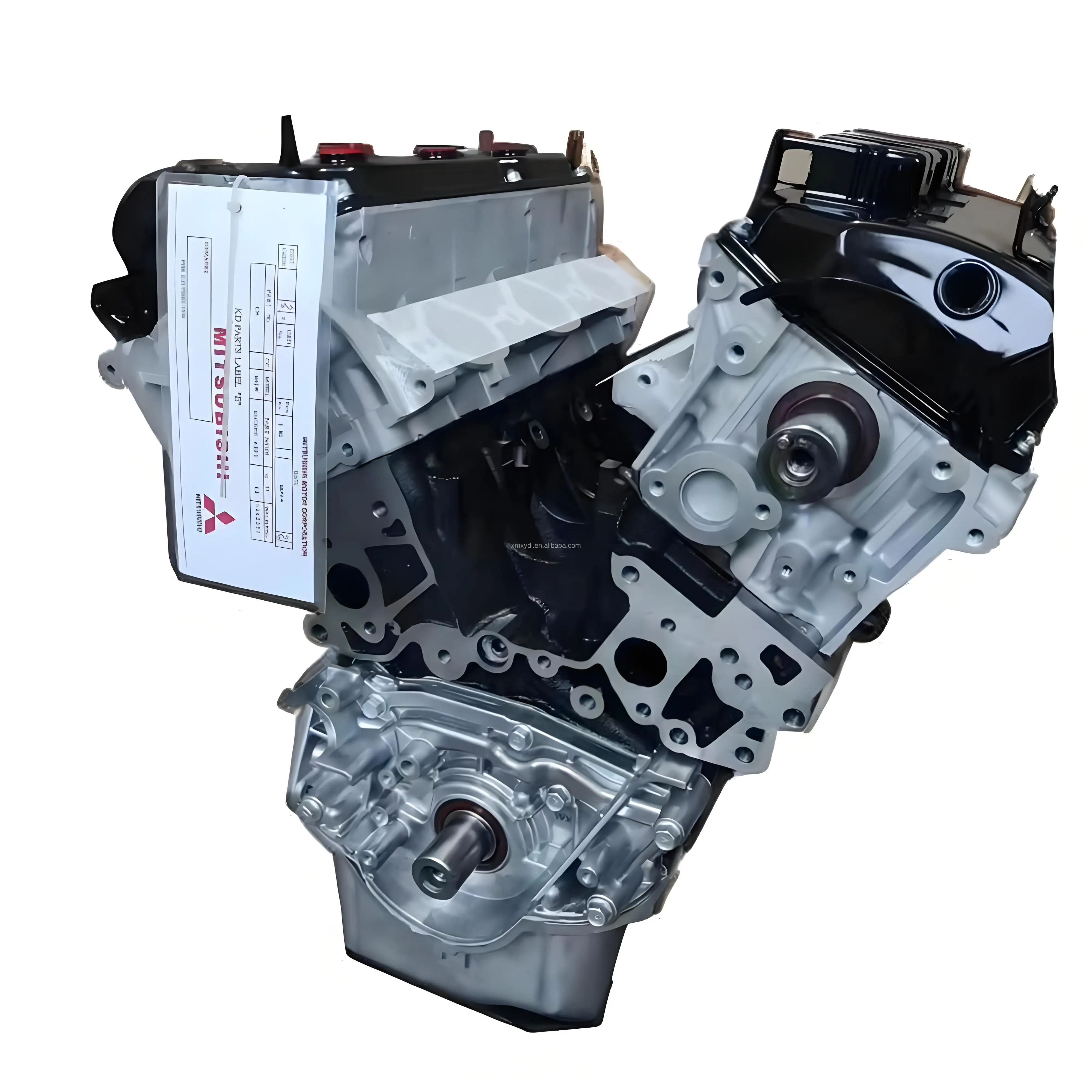 ชิ้นส่วนรถยนต์ Mitsubishi บล็อกเครื่องยนต์ยาว 6G75 6 สูบ 3.8L V6 V97 ชุดเครื่องยนต์สำหรับ Mitsubishi Pajero