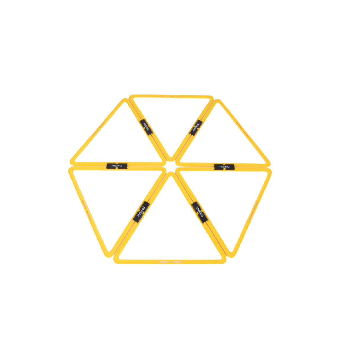Círculo de agilidad triangular
