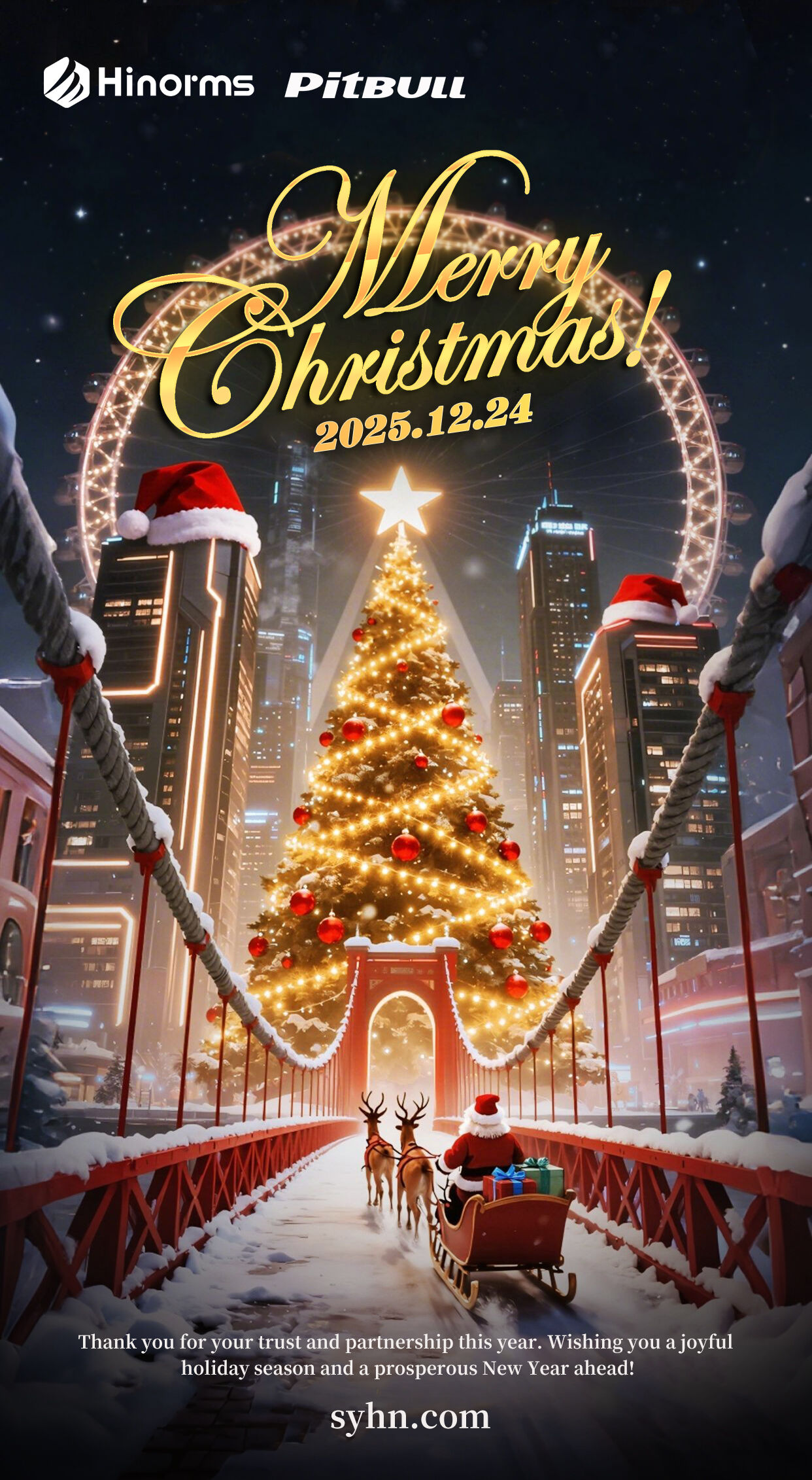 Quzhou Sanyuan Huineng Electronic Co., Ltd. Wishes You a Merry Christmas and a Prosperous New Year!