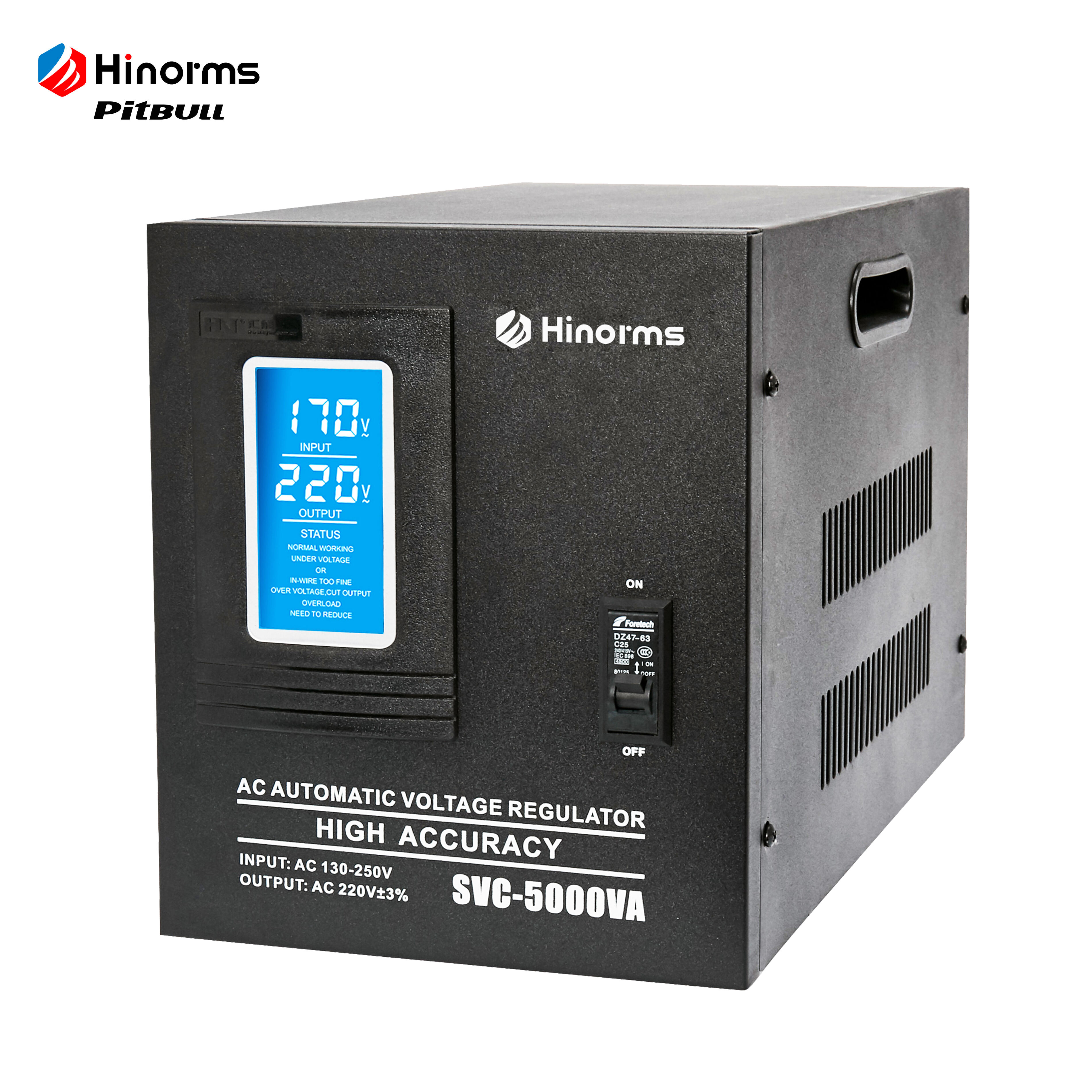 Servo Motor Type Voltage Regulator SVC Series