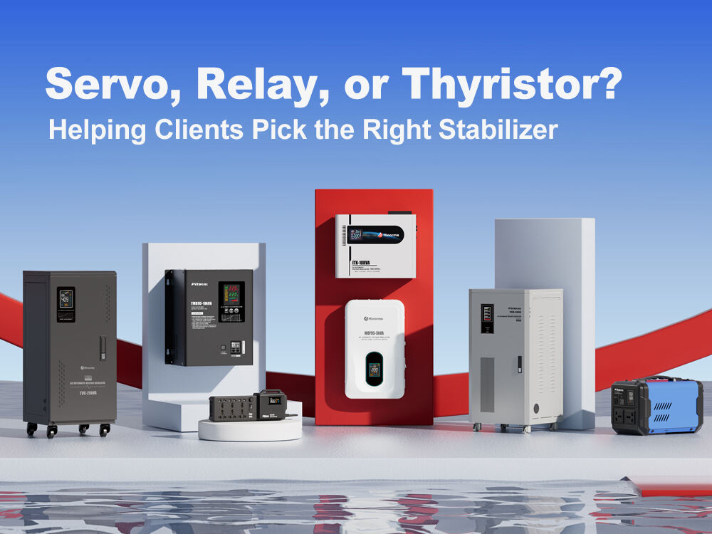 Servo, Relay, or Thyristor? Helping Clients Pick the Right Stabilizer